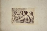 Francesco Bartolozzi (1727-1815) - Four Women with a Child - After: Giovanni Francesco Barbieri (Guercino)