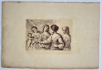Francesco Bartolozzi (1727-1815) - Four Women with a Child - After: Giovanni Francesco Barbieri (Guercino)