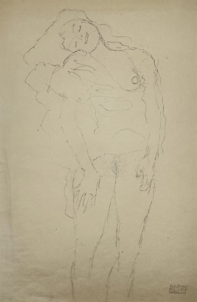 Gustav Klimt (1862-1918), after - Study for The Bride (Smiling)