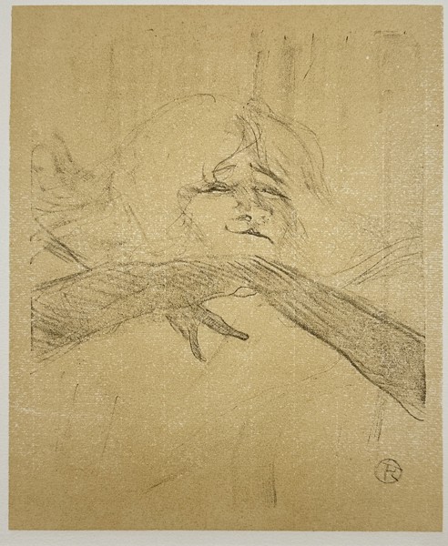 Henri de Toulouse Lautrec (1864-1901) - Gotthard Jedlicka - ”Yvette Guilbert drawn by H. de Toulouse Lautrec”, ”Linger Longer, Loo”