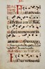 Unknown Artist - Script - Latin antiphonary on paper with initials in red - 17th Century - Italy 