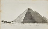 Dominique Vivant Denon - Antique Print, The Great Pyramid of Giza - Egypt