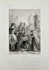 Auguste Vinchon, Jean Alaux, Etienne-Barthelemy Garnier, Pierre Puvis de Chavannes - Set of 4 Antique Prints - Kingdom of France - Bordeaux - 1800 - Regency of Louis XIII