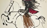 Pablo Picasso (1881–1973), after - Engraving from the Series Toros y Toreros - Jacqueline Riding a Horse III – 1961