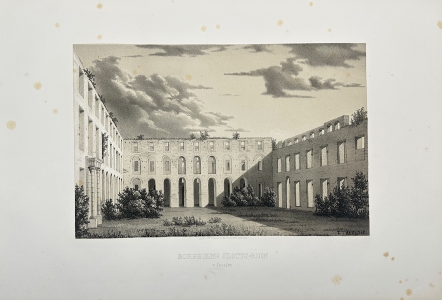 Ulrik Thersner (1779–1828) – View of Borgholm Castle – Engraving from "Fordna och närvarande Sverige" (1828–1867)