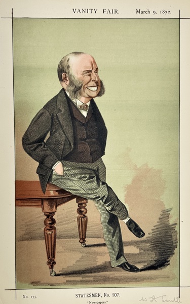 Leslie Ward (1851–1922) – Newspapers – Vanity Fair Caricature of Statesman No. 107 – Chromolithograph (March 9, 1872)