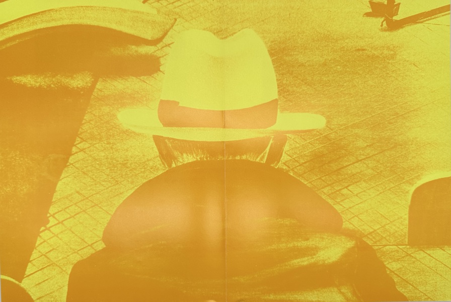 Eduardo Arroyo (1937–2018) – Man in Hat – Colour Large Lithograph from Derrière Le Miroir No. 208 (1974)