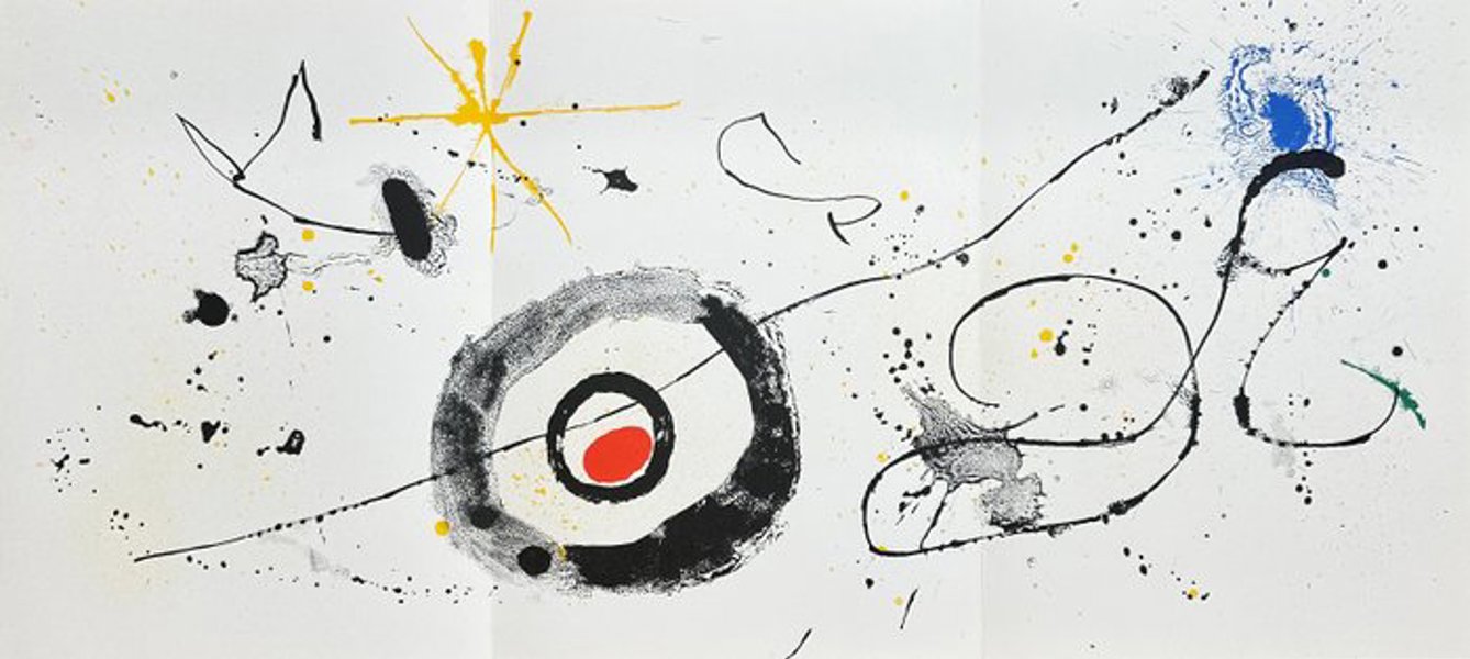 Joan Miro (1893-1983) - Original Lithograph - La traversée du miroir - 1963