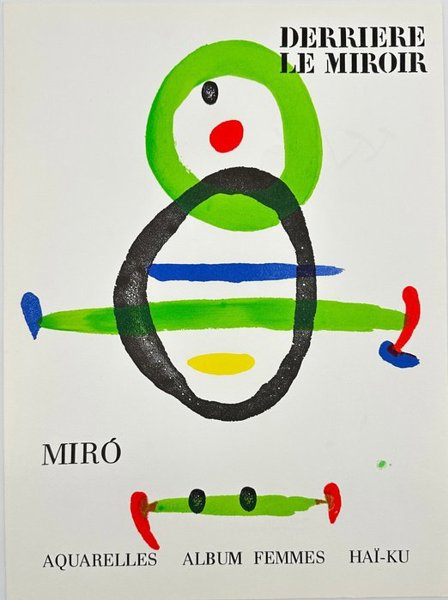 Joan Miro (1893-1983) - Aquarelles, Album Femmes, Hai-Ku - Derrière le Miroir Galerie Maeght- 1970s