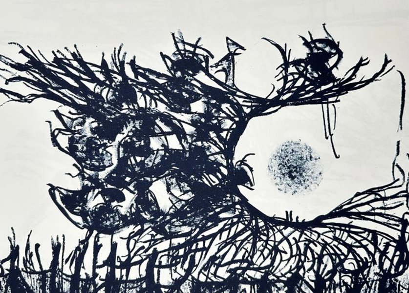 Jean-Paul Riopelle (1923–2002) - Verso – Color Lithograph from Derrière Le Miroir