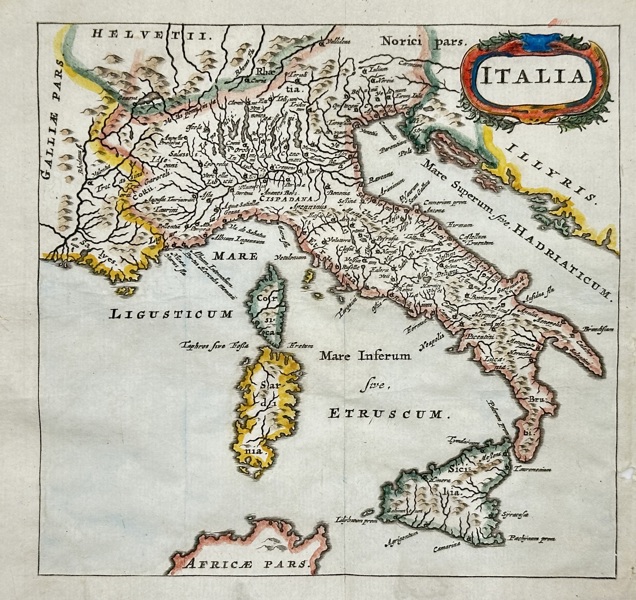 Matthäus Seutter (1678–1757) – Map of Italy / Italia – Hand-Coloured Copperplate Engraving (c.1730)