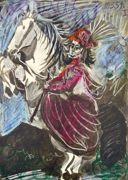 Pablo Picasso (1881–1973) – Lithograph – Toros y Toreros (13.5.59) – Plate I (1961)