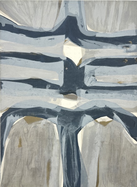 Raoul Ubac – Abstract Lithograph – "Composition" (Derrière Le Miroir, 1961)