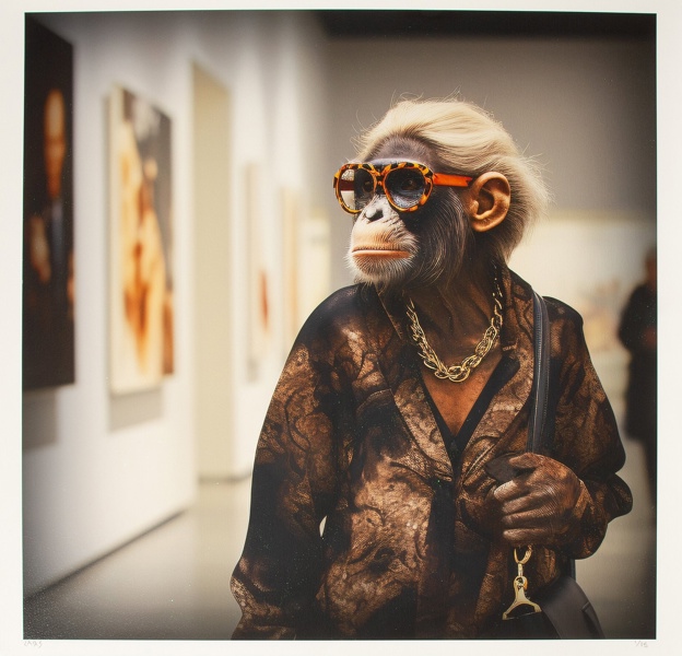 Lars Tunebo (1962) - The Art Collector - Mixed digital media, artificial intelligence, and digital image tools by hand