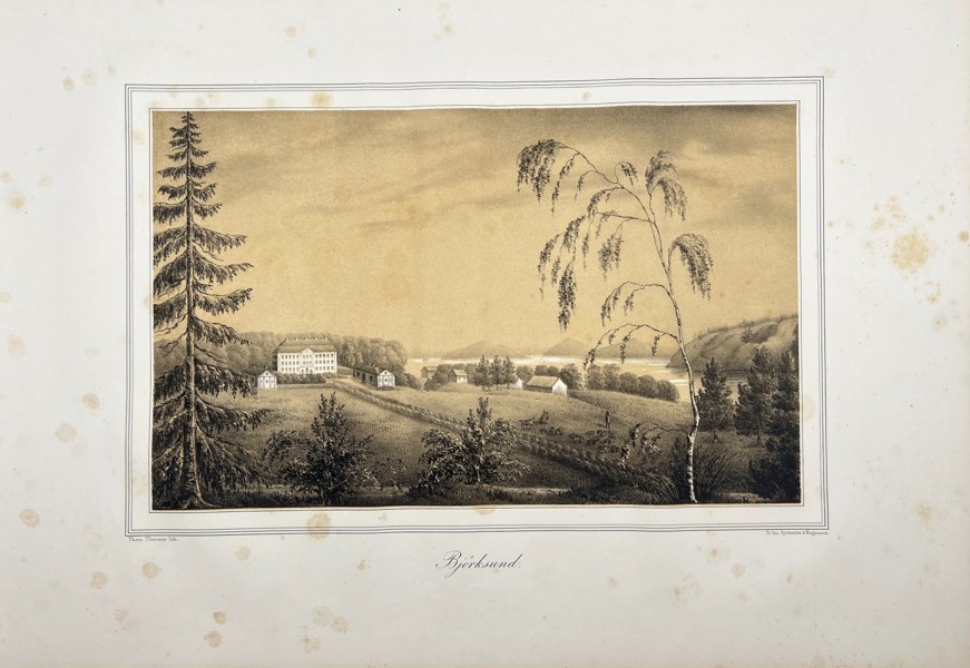 Ulrik Thersner (1779–1828) – View of Södermanland – Engraving from Fordna och närvarande Sverige (1828–1867)