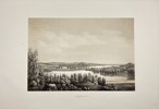 Ulrik Thersner (1779–1828) – View of Gammelbo – Engraving from Fordna och närvarande Sverige (1828–1867)