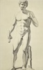 Joachim Sandrart (1606–1688) – Statue of a Youth from the Galleria Giustiniana – Engraving (Mid 17th Century)
