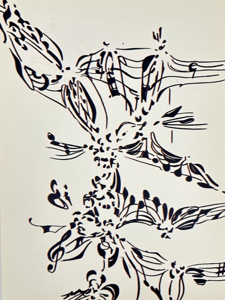 Pol Bury (1922–2005) – Abstract Ornamental Composition – Lithograph (c.1965)