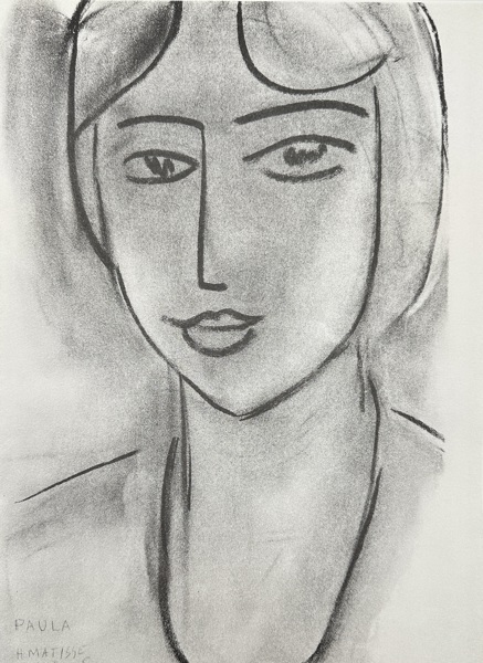 Henri Matisse (1869–1954) – Paula –  Large Vintage Print (1988)