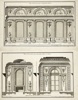 Jean-François de Neufforge (1714–1791) – Set of 2 Architectural Designs – Gallery and Salon Decorations – Engravings (1768)