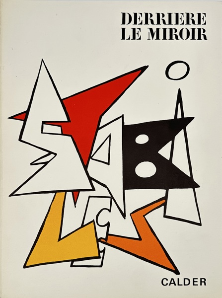 Alexander Calder (1898–1976) – Derrière le Miroir No. 173 – Cover Lithograph – Sables (1968)
