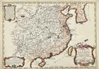 Jacques-Nicolas Bellin -  Map Of China - Including Taiwan and part of the Korean Peninsula - L'Empire de la Chine - 1721-1750