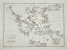 Jean-Baptiste Bourguignon d’Anville (1697–1782) – Map of the Coasts of Greece and the Archipelago – Large Copperplate Engraving (London, 1788)