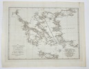 Jean-Baptiste Bourguignon d’Anville (1697–1782) – Map of the Coasts of Greece and the Archipelago – Large Copperplate Engraving (London, 1788)