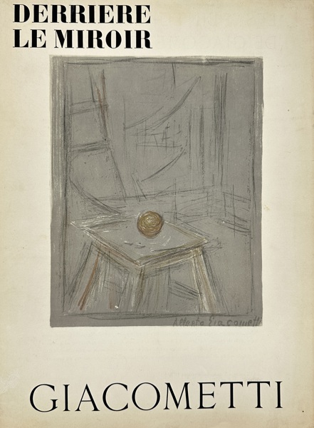 Alberto Giacometti (1901–1966) – Derrière Le Miroir No. 127 – Illustrated Art Booklet (1961)