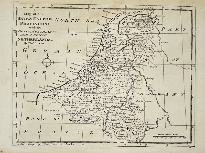 Thomas Bowen (c.1733–1790) – Map of the East End of the Island of Quibo – Engraved Map (1748)