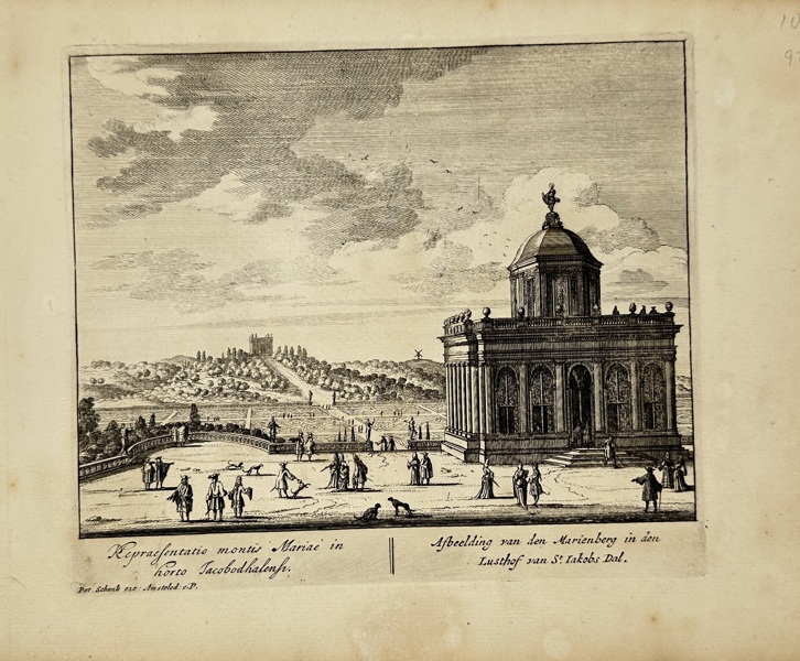 Petrus Schenk the Younger (1660–1718) – Mount Mary Pavilion in the Garden of St. Jacob’s Dal (Late 17th – Early 18th Century)