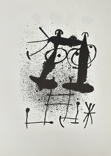 Joan Miró (1893–1983) – Untitled – Original Lithograph from Derrière le Miroir – Lot 14 (c.1960s–70s)