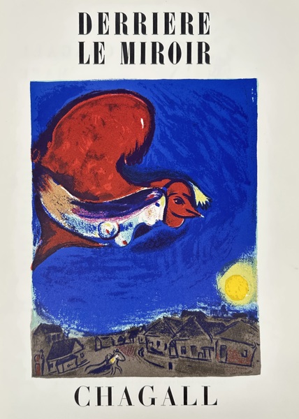 Marc Chagall (1887–1985) – Derrière le Miroir – Original Cover Lithograph (1950s–60s)