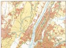 Carl Diercke - Large Map of New York - New York City and its surroundings in the United States, including the boroughs of Manhattan; United States - First Half of the 20th Century - 1921-1950