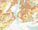 Carl Diercke - Large Map of New York - New York City and its surroundings in the United States, including the boroughs of Manhattan; United States - First Half of the 20th Century - 1921-1950