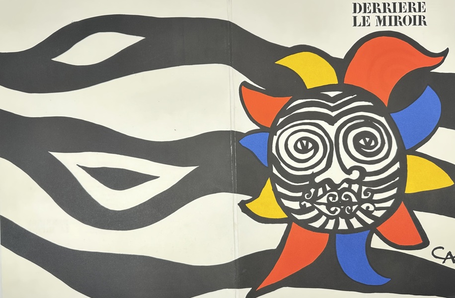 Alexander Calder (1898–1976) – Cover Design for Derrière le Miroir No. 156 – Color Lithograph (1965)