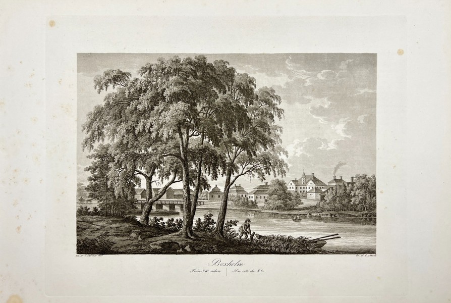 Ulrik Thersner (1779–1828) – View of Sturefors Castle, Sweden – Engraving from Fordna och närvarande Sverige (1828–1867)