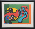 Karel Appel (1921–2006) – Lithograph – Composition with Faces (1970s)