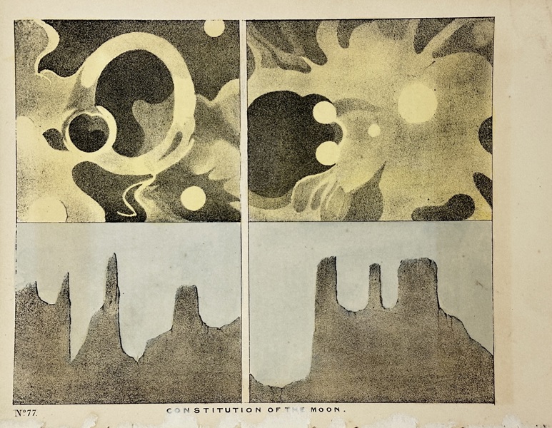 Charles Blunt (1803–1878) – Constitution of the Moon – Chromolithograph (c.1840)