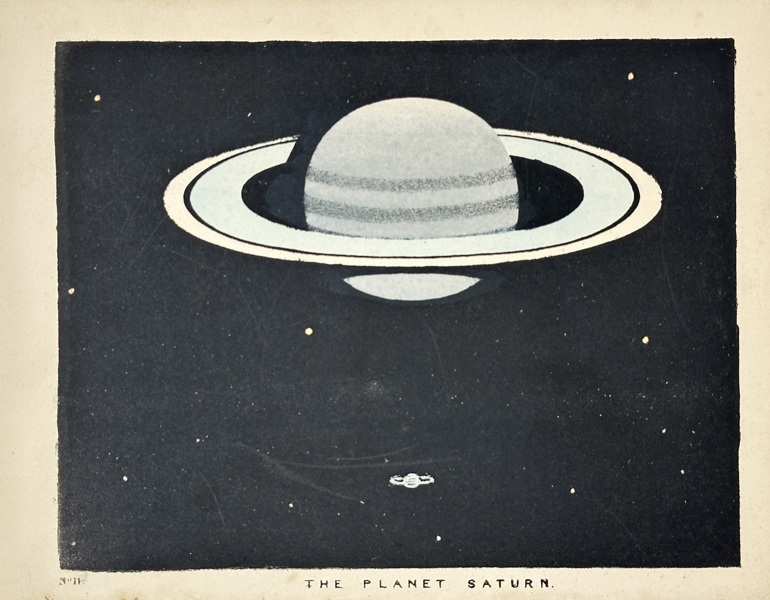 Charles Blunt (1803–1878) – The Planet Saturn – Chromolithograph (c.1840)