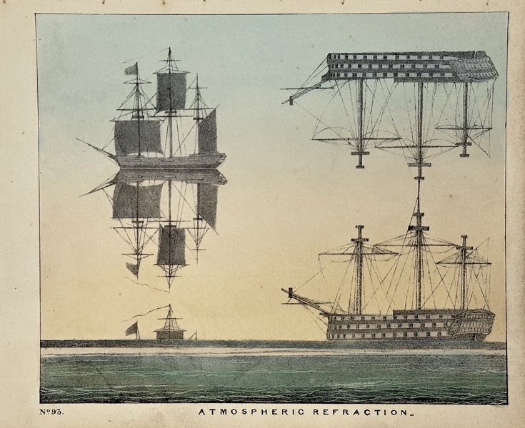 Charles Blunt (1803–1878) – Atmospheric Refraction – Chromolithograph (c.1840)