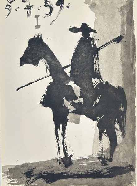Pablo Picasso (1881–1973) – 5.7.59 I – Ink Drawing from the Toros y Toreros Series (1959)