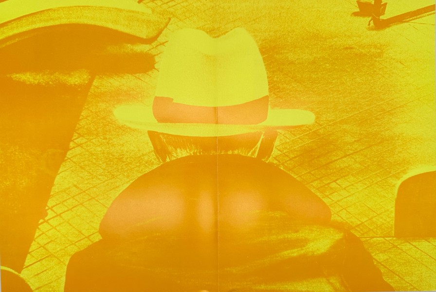 Eduardo Arroyo (1937–2018) – Man in Hat – Colour Lithograph from Derrière Le Miroir No. 208 (1974)
