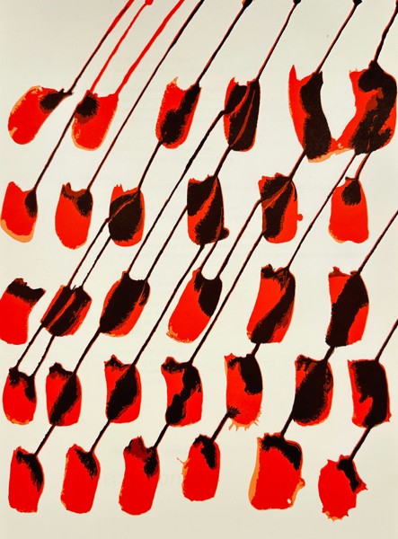 Alexander Calder (1898–1976) – Red Abstractions – Colour Lithograph (1965)