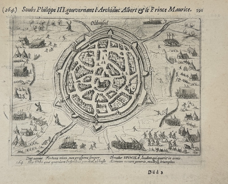  Willem Baudartius (1565–1640) – Siege of Oldenzaal by Marquis de Spinola, 1605 – Engraving (1616)