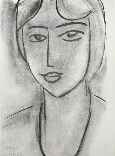 Henri Matisse (1869–1954) – Paula –  Large Vintage Print (1988)
