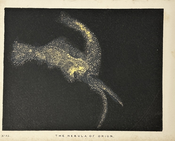 Charles Blunt (1803–1878) – The Nebula of Orion – Hand-Coloured Aquatint Engraving (19th century)