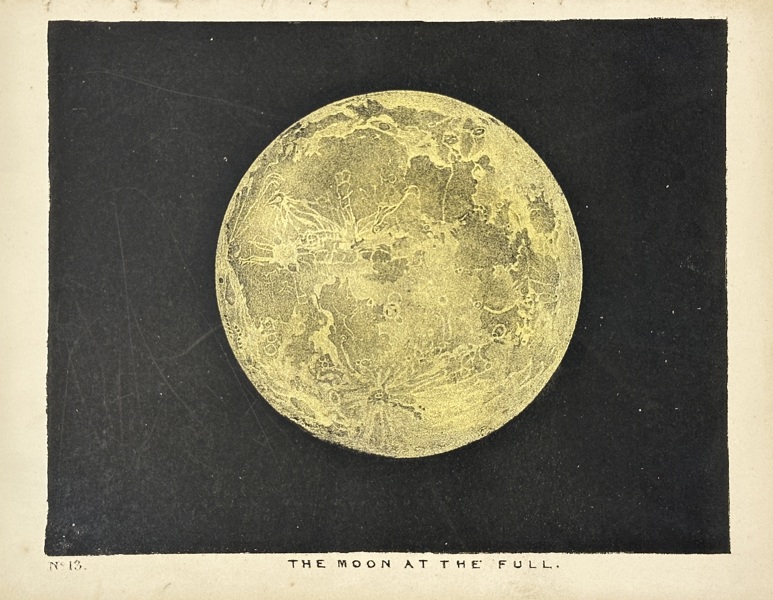 Charles Blunt (1803–1878) – The Moon at the Full – Hand-Coloured Aquatint Engraving (19th century)
