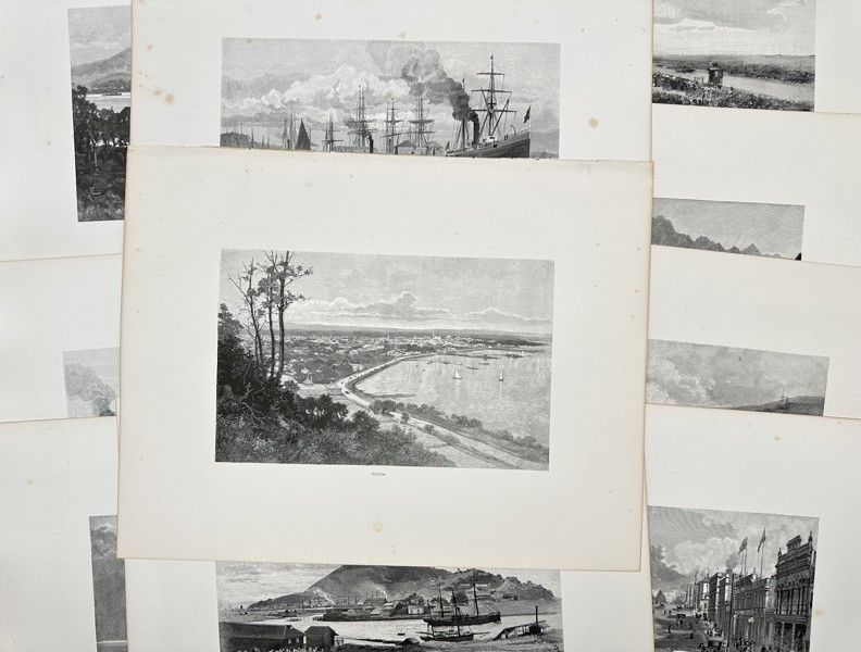 Andrew Garran - Set of 10 Engravings - Views of Australia