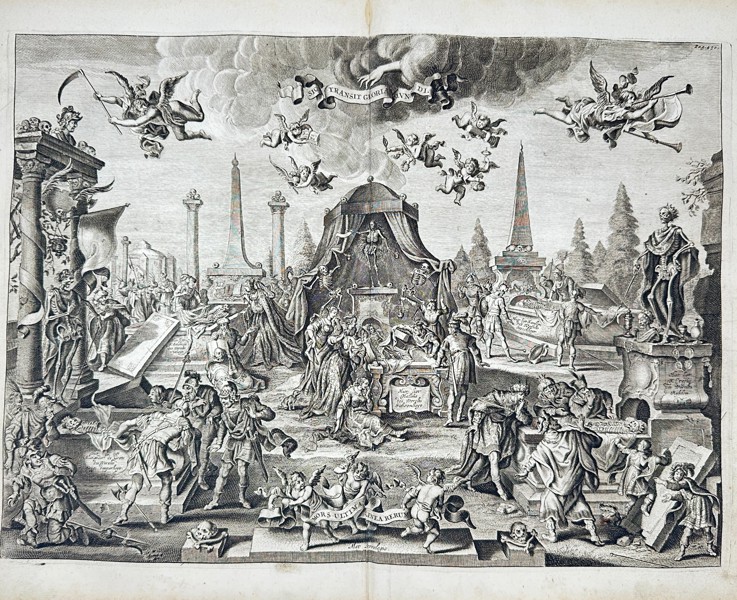 Cornelis van Dalen I (1602–1665) – Allegory of the Vanitas – Engraving (1602–1665)